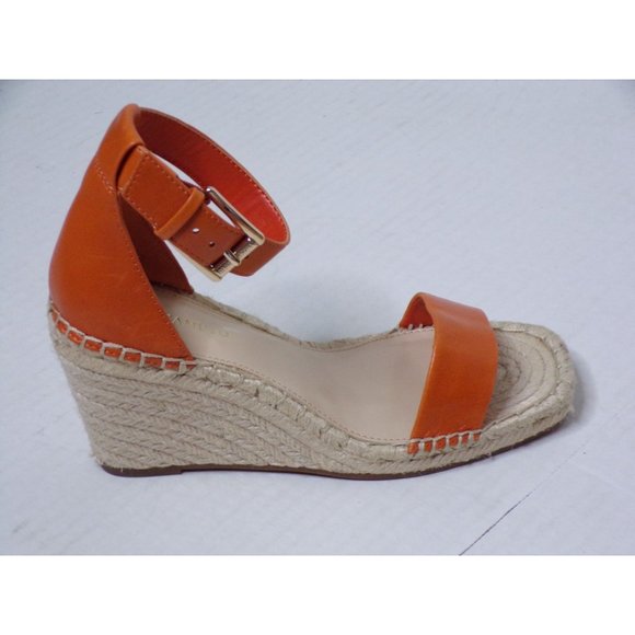 🆕 VINCE CAMUTO Meddrina Espadrille Wedge Ankle Strap Sandal Shoes 6.5 - Picture 9 of 11